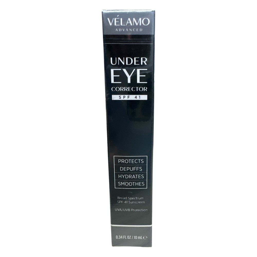 VELAMO ADVANCED Under Eye Corrector SPF 41 Broad Spectrum Sunscreen 0.34 oz NEW
